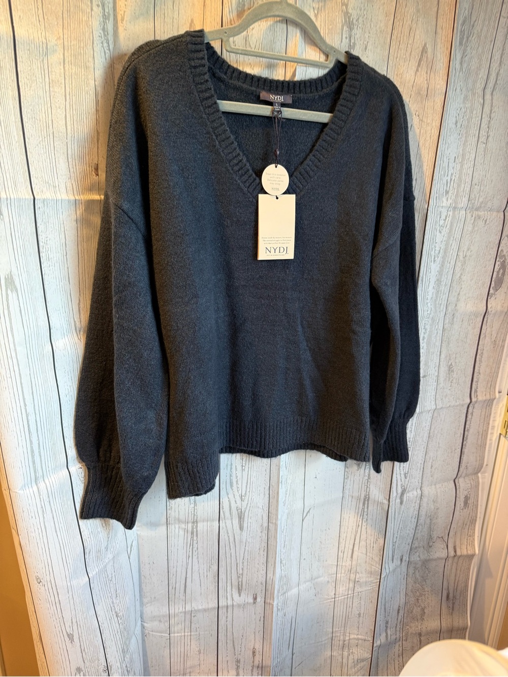 NYDJ Navy Blue Sweater Large New